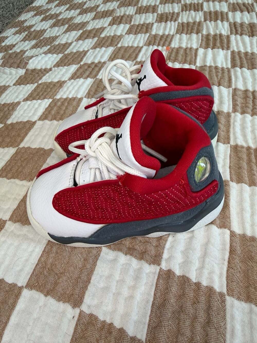 Air Jordan 13 Retro Size 7C Red Flint Toddler Sneakers